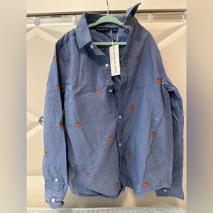 new brand blue shirt Janie and jack